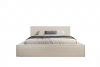 Čalúnená posteľ Nirello 160x200 s úložným priestorom - béžová bukla Quelle 03 Posteľ čalúnená Nirello 160x200 S vnútorným úložným priestorom- Béžová bukla Quelle 03