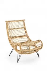 MELODY Relaxační křeslo, rattan přírodní melody Křeslo odpočinkové, rattan přírodní