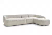 Rohová sedací souprava Finezal 2L+S+OTZP - béžová tkanina Tracy 211-04 Rohová sedací souprava pro obývacího pokoje Finezal 2L+S+OTZP - béžová plecionka Tracy 211-04