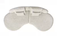 Rohová sedačka do obýváku Finezal OTL+OTP - béžová tkanina Tracy 211-04 Rohová sedací souprava pro obývacího pokoje Finezal OTL+OTP - béžová plecionka Tracy 211-04