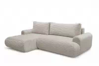 Colțar extensibil cu funcție de dormit Lotulis Mini stânga - crem plus Tilia 03 Naroznik Lotulis Mini z funkcja de dormit stânga - cremă plusz Tilia 03 