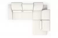 Rohová pohovka Tulia L s elektricky výsuvným sedákem Rohová sedací souprava z elektricky wysuwanym sedadlem Tulia L