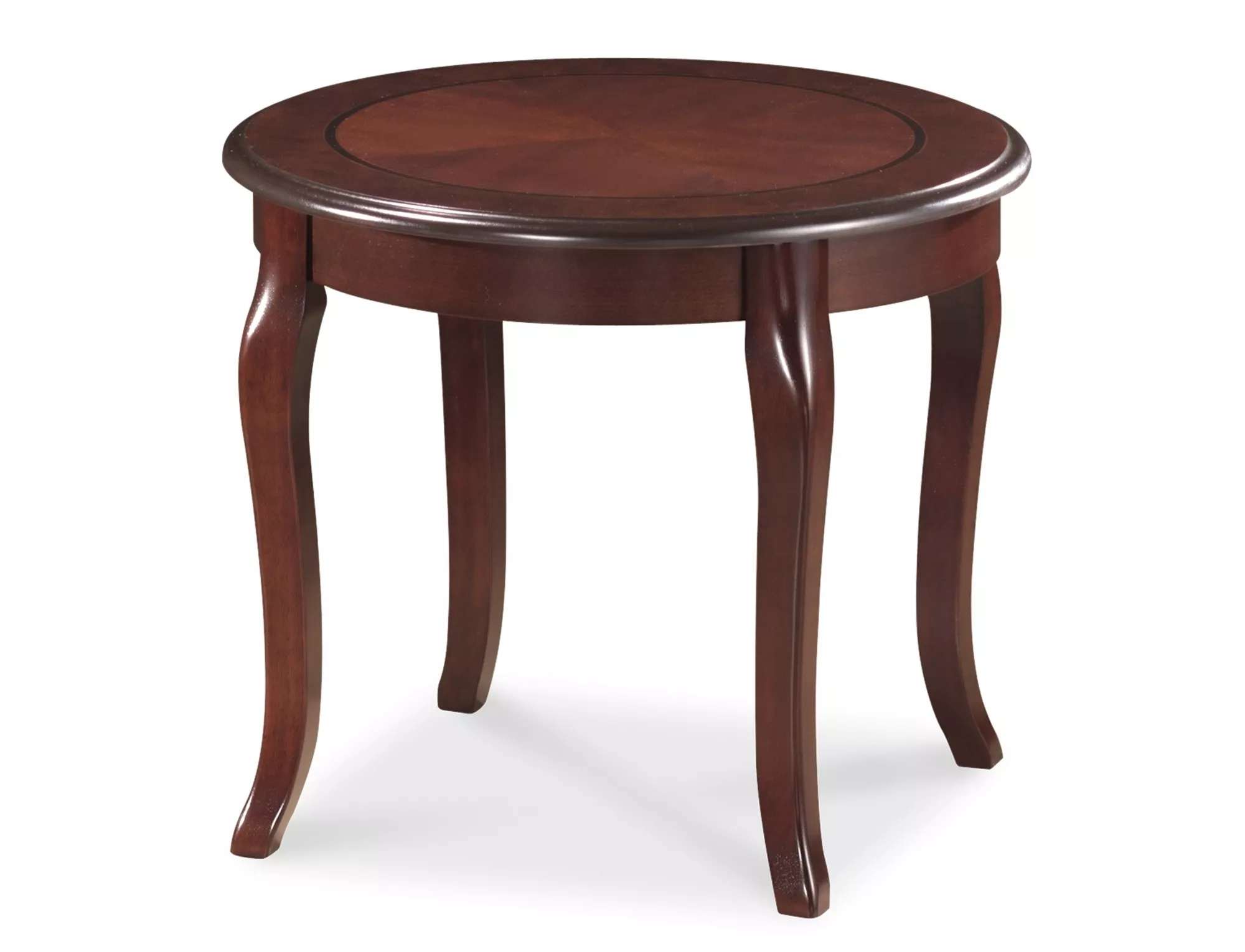 Kulatý konferenční stolek Royal D 60 cm - tmavý ořech okragly stolek kawowy royal d 60 cm - tmavý ořech