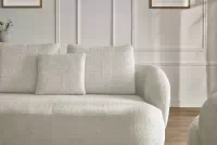 Dvojsedačka Finezal - béžový šenil Cremona 02 Pohovka Finezal dvoumístná - Cremona 02