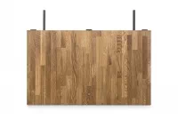Sada 2 prodlužovacích desek Loft Rozalio 60x100 cm - dub přírodní Dodatečná pracovní deska dřevo do stolu Loft Rozalio przedluzenie 2 ks. 60x100 - Dub přírodní