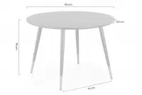 Okrúhly stôl Domenico 110 cm - orech Stôl okragly Domenico 110 cm - Orech