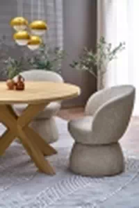 Kulatý jídelní stůl Orleno - 120x75 cm - dub natural Stůl okragly Orleno 120 x 75 cm - dub přírodní 