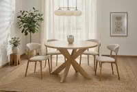 Okrúhly stôl Orleno 120x75 cm - prírodný dub Stôl okragly Orleno 120x75 cm - Dub prírodné