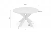 Okrúhly stôl Orleno 120x75 cm - prírodný dub Stôl okragly Orleno 120x75 cm - Dub prírodné