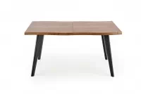 Sanvi bővíthető étkezőasztal 120-180x80 cm - natúr / fekete lábak stůl rozkladany dickson 120-160/80 - Fekete