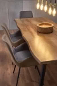 Sanvi bővíthető étkezőasztal 120-180x80 cm - natúr / fekete lábak stůl rozkladany dickson 120-160/80 - Fekete