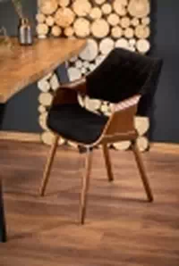 Sanvi bővíthető étkezőasztal 120-180x80 cm - natúr / fekete lábak stůl rozkladany dickson 120-160/80 - Fekete