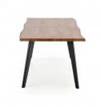 Sanvi bővíthető étkezőasztal 120-180x80 cm - natúr / fekete lábak stůl rozkladany dickson 120-160/80 - Fekete