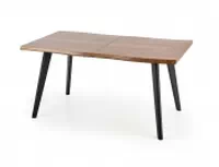 Sanvi bővíthető étkezőasztal 120-180x80 cm - natúr / fekete lábak stůl rozkladany dickson 120-160/80 - Fekete