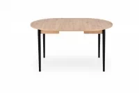Rozkládací jídelní stůl Elaris - 102-142x102 cm - dub artisan / černé nohy Stůl rozkladany Elaris 102-142x102 cm dub artisan / Nohy černá