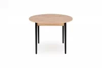 Rozkládací jídelní stůl Elaris - 102-142x102 cm - dub artisan / černé nohy Stůl rozkladany Elaris 102-142x102 cm dub artisan / Nohy černá