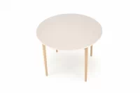 Rozkládací jídelní stůl Elaris - 102-142x102 cm - kašmír / dub natural Stůl rozkladany Elaris 102-142x102 cm kašmír / přírodní 