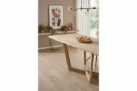 Rozkladací jedálenský stôl Salvio 160-250x90 cm drevený - prírodný dub Stôl rozkladany Salvio 160-250x90 cm Drevené - Dub prírodné