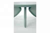 Okrúhly konferenčný stolík Lumis 80 cm - modrý Stolík kawowy okragly Lumis 80 cm - Modrý