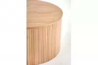 Okrúhly konferenčný stolík Tamis 80 cm - prírodný Stolík kawowy okragly Tamis 80 cm - prírodné