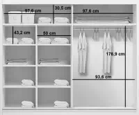 Skříň s posuvnými dveřmi Somalia A2 230 Skříň s posuvnými dveřmi Senas 230/215 cm