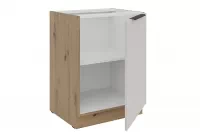 Spodná kuchynská skrinka Arvani D60 jednodverová - kašmír / dub artisan Skrinka Kuchynská dolná Arvani D60 jednodverová - kašmír / Dub artisan