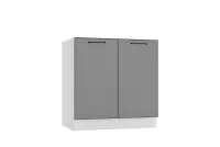 Skříňka kuchyňská spodní dvoudveřová Katrin D80 - šedý mat Skříňka kuchyňská spodní dvoudveřová Katrin D80 - šedý mat
