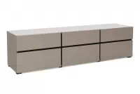Dulap TV Gramon 180 cm cu sertare - congo / negru Dulap TV Gramon 180 cm cu sertare - congo / negru
