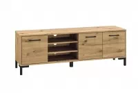 TV skrinka Klarso 20 z policami 155 cm - Dub artisan TV skrinka Klarso 20 z policami 155 cm - Dub artisan