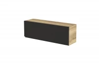 Závěsná skříňka Loftia horizontální - dub artisan / černý mat Skříňka závěsná horizontální Loftia - artisan/Černý mat