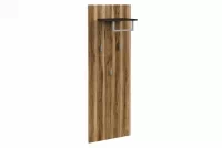 Cuier pentru hol Larona 03 - 50 cm - satin nussbaum / touchwood Wieszak do antecamere Larona 03 - 50 cm - satin nussbaum / touchwood