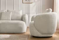 Čalouněný set Finezal - pohovka 2místná + křeslo Komplet čalouněná Pohovka Finezal 2-os + Křeslo