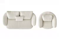 Čalouněný set Finezal - pohovka 2místná + křeslo Komplet čalouněná Pohovka Finezal 2-os + Křeslo