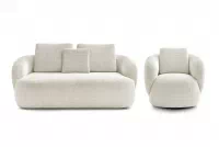 Čalouněný set Finezal - pohovka 2místná + křeslo Komplet čalouněná Pohovka Finezal 2-os + Křeslo