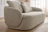 Čalouněný set Finezal - pohovka 3místná + otočné křeslo Komplet čalouněná Pohovka Finezal 3-os + Křeslo obrotowy