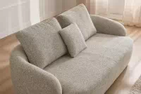 Čalouněný set Finezal - pohovka 3místná + otočné křeslo Komplet čalouněná Pohovka Finezal 3-os + Křeslo obrotowy